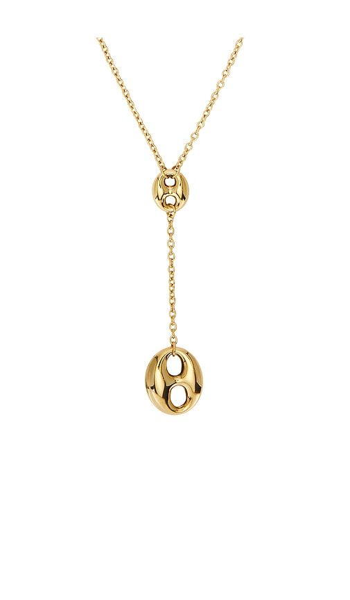 Link Drop Necklace in Metallic - petit moments - Modalova