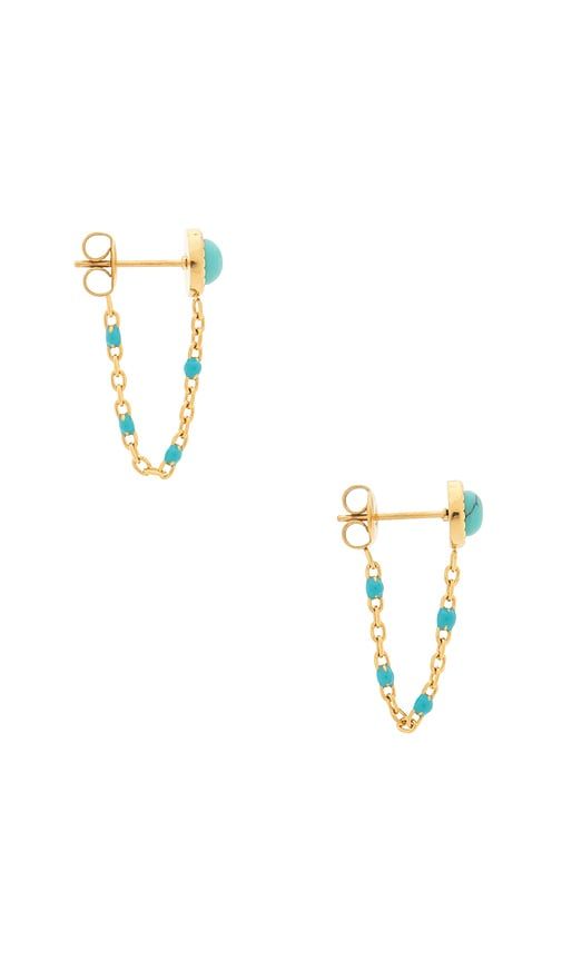 Drop Earring in Teal - petit moments - Modalova