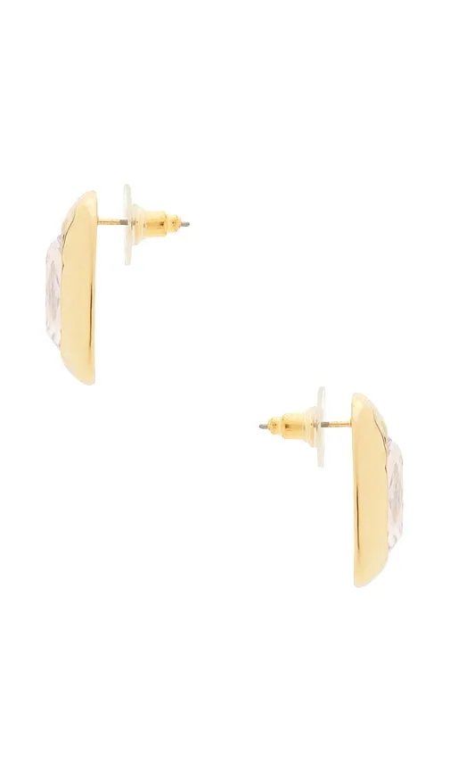 Giovana Earrings in Lavender,Metallic Gold - petit moments - Modalova