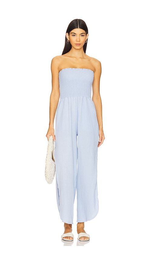 Harriet Jumpsuit in Baby Blue. - size L (also in M) - PEIXOTO - Modalova