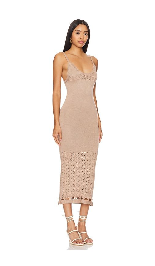 Nora Knit Dress in Tan. - size L (also in M, S, XL, XS) - PEIXOTO - Modalova