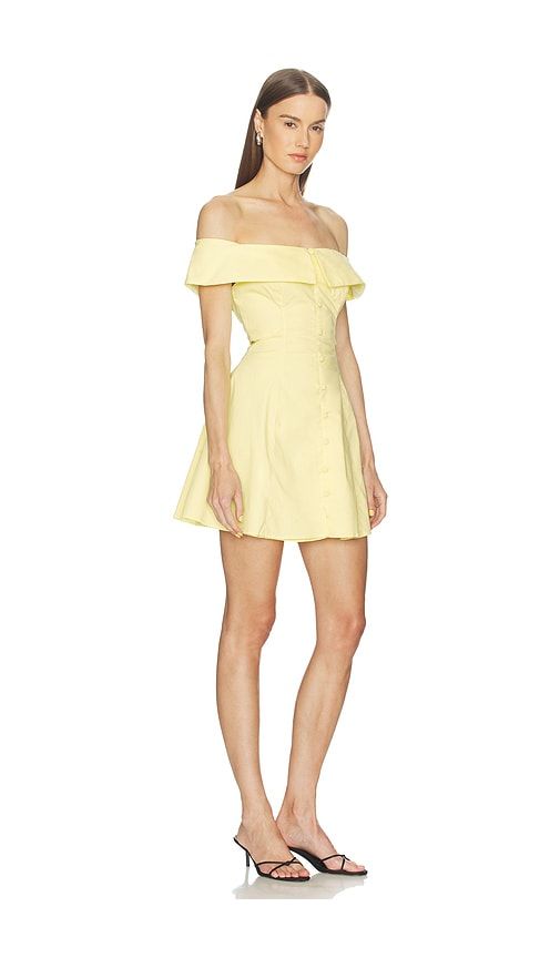Adeline Mini Dress in Yellow. - size L (also in M, S, XL) - PEIXOTO - Modalova