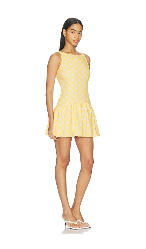 Addison Mini Dress in Yellow. - size L (also in M, S, XL) - PEIXOTO - Modalova
