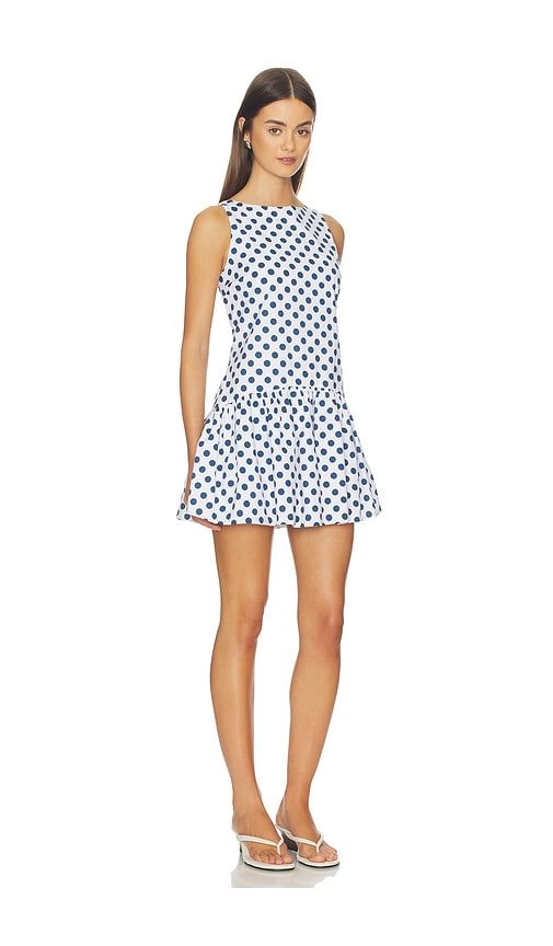 Addison Mini Dress in White,Navy. - size L (also in M, S, XL, XS) - PEIXOTO - Modalova