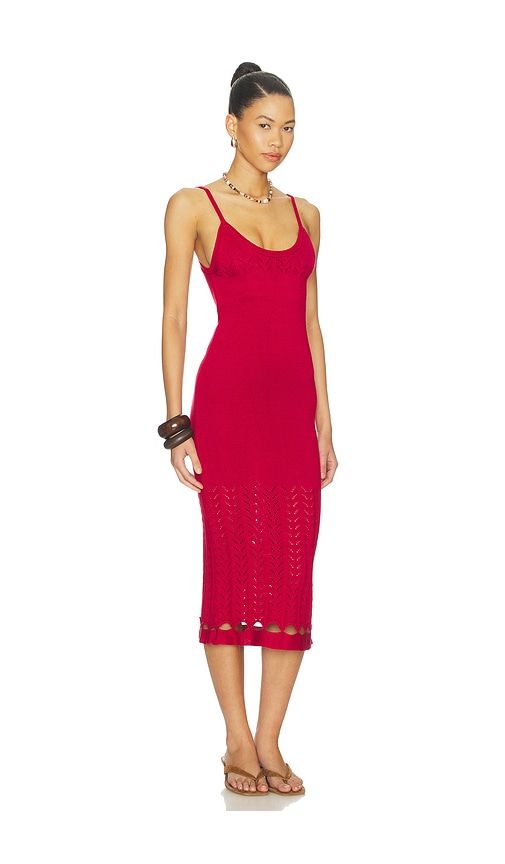 Nora Knit Dress in Red. - size M (also in S, XS) - PEIXOTO - Modalova