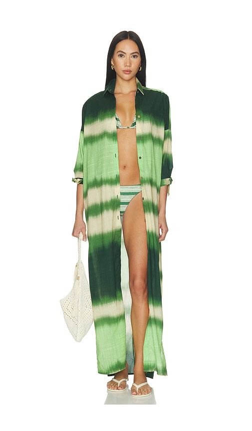 Josephine Cover-up in Green - PEIXOTO - Modalova