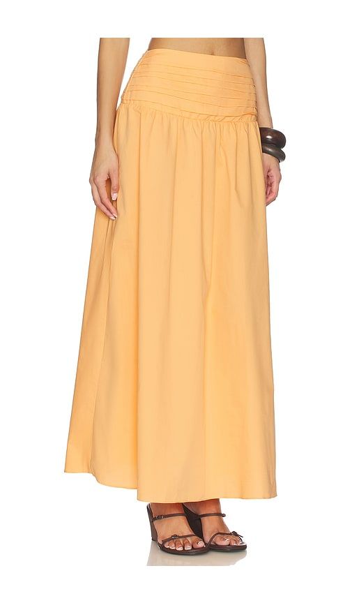 Rowan Maxi Skirt in Orange. - size L (also in M, S) - PEIXOTO - Modalova