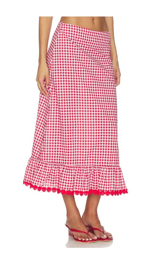 Lola Maxi Skirt in Red. - size L (also in M, S, XL, XS) - PEIXOTO - Modalova