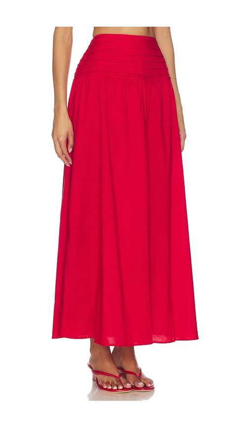 Rowan Maxi Skirt in Red. - size L (also in M, S) - PEIXOTO - Modalova
