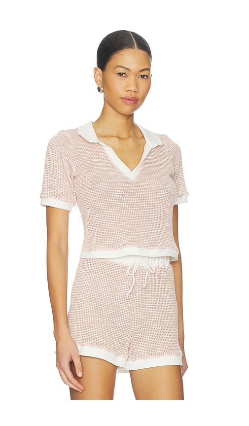 Mila Top in Blush. - size L (also in M, S, XS) - PEIXOTO - Modalova