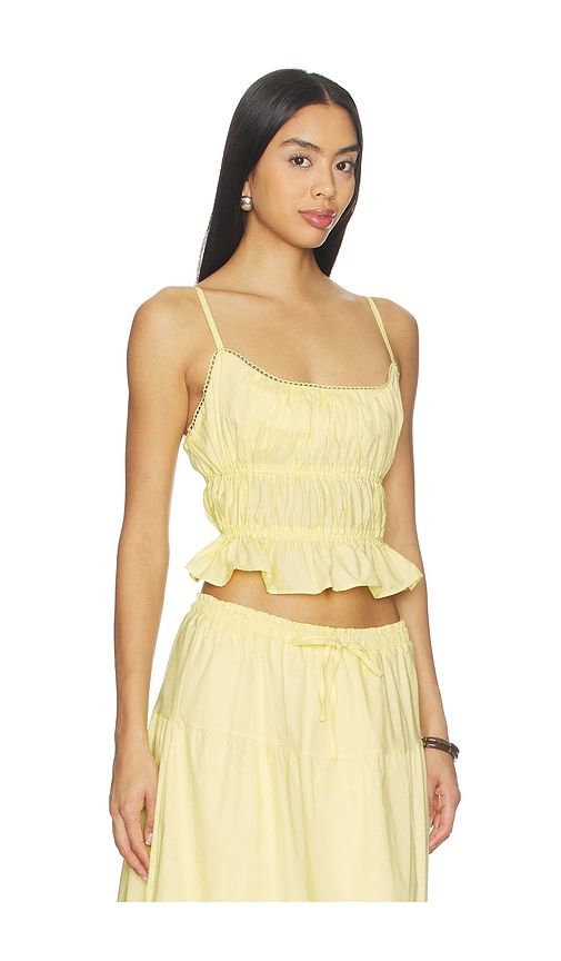 Amelia Top in Yellow. - size L (also in M, S, XL, XS) - PEIXOTO - Modalova