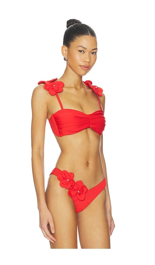 Rae Bikini Top in Red. - size L (also in XL) - PEIXOTO - Modalova