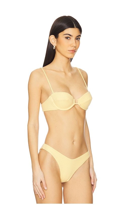 Lara Bikini Top in Yellow. - size L (also in M, S, XL, XS) - PEIXOTO - Modalova