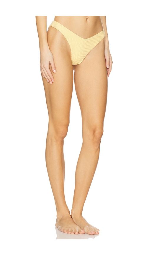 Shelley Cheeky Bikini Bottom in Yellow. - size L (also in M, S, XL, XS) - PEIXOTO - Modalova