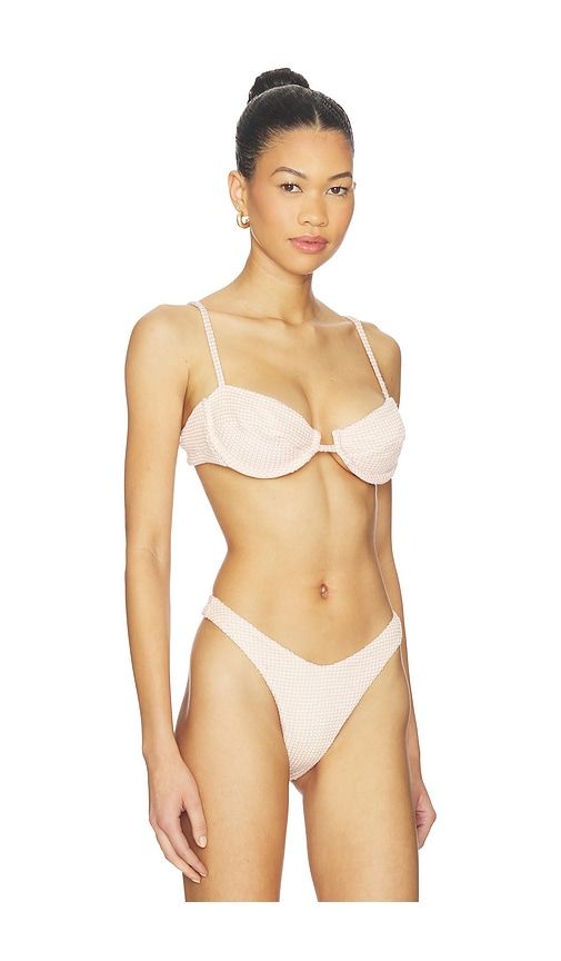 Lara Bikini Top in Blush. - size L (also in M, S) - PEIXOTO - Modalova