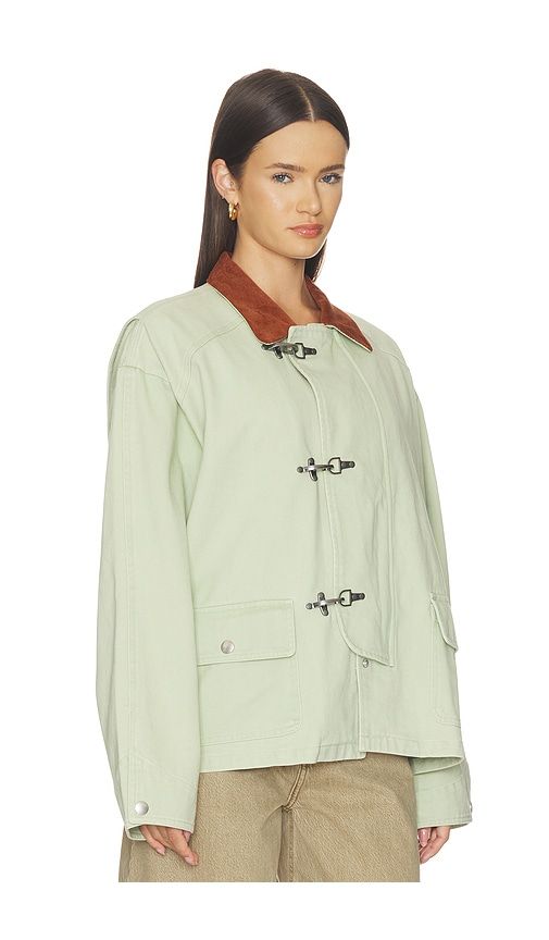 Washed Fireman Clasp Workshop Jacket in . Size L. Also in M, S, XL, XS - Found - Modalova