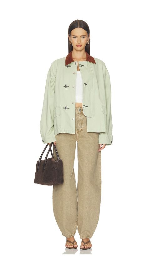 Washed Fireman Clasp Workshop Jacket in . Size L. Also in M, S, XL, XS - Found - Modalova