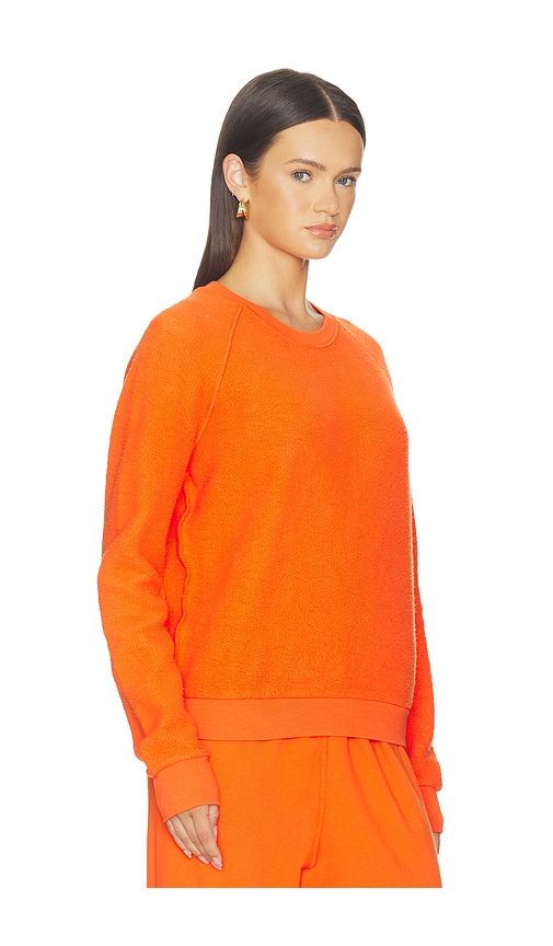 Ziggy Fleece Inside Out Shrunken Sweater in Orange. - size S (also in XS) - perfectwhitetee - Modalova