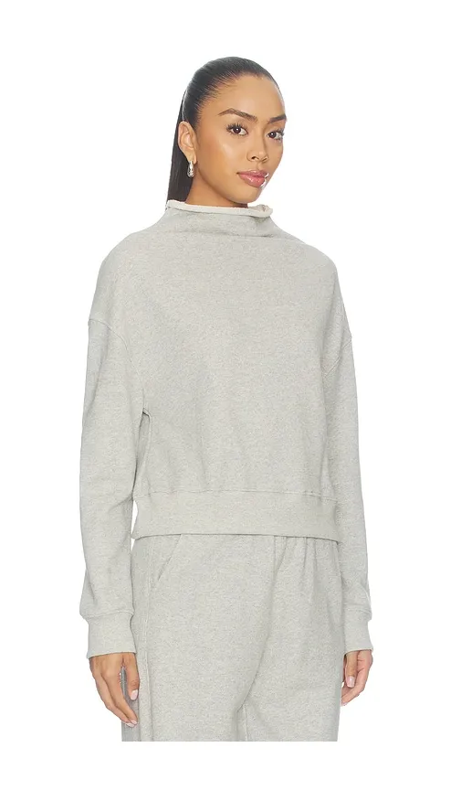 Arden Pullover Sweatshirt in Light Grey. - size S (also in XS) - perfectwhitetee - Modalova