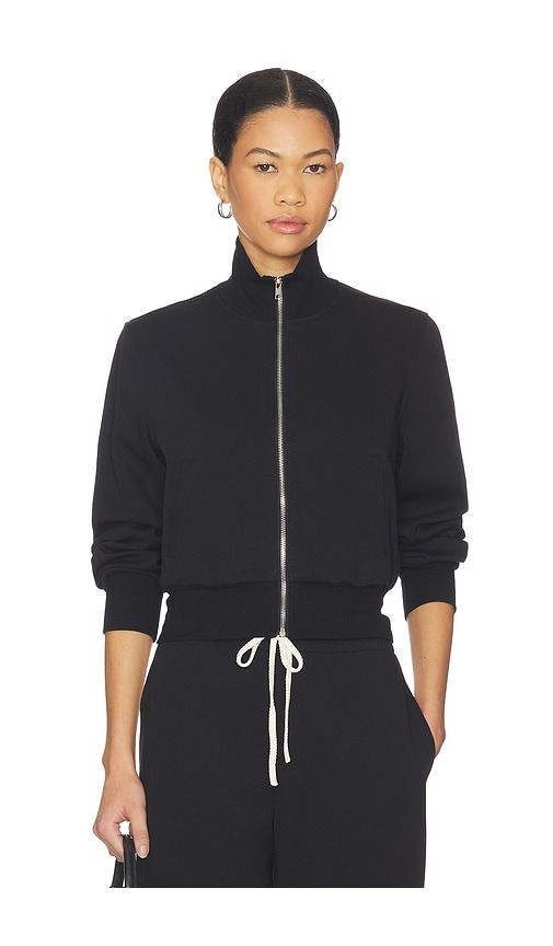 Milana Travel Track Jacket in Black. - size M (also in S, XL, XS) - perfectwhitetee - Modalova