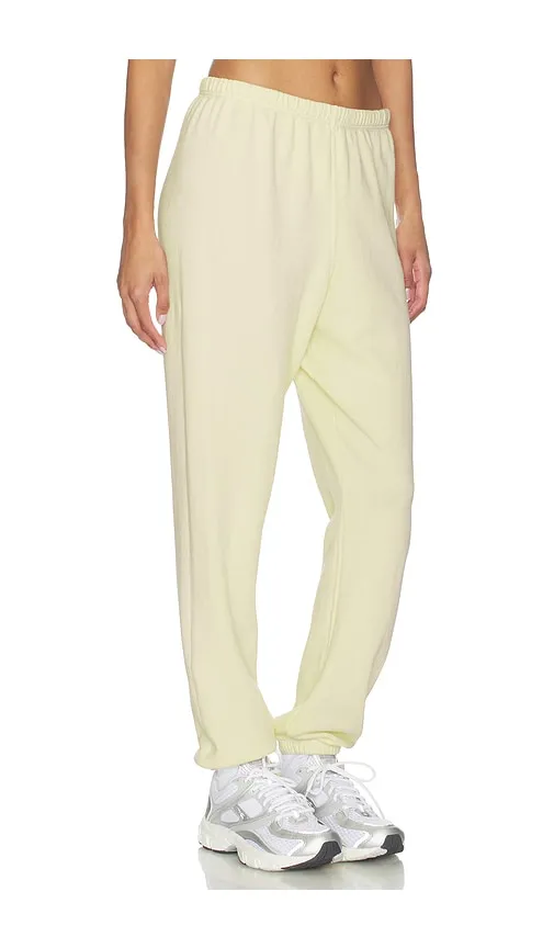 French Terry Easy Sweatpant in Lemon. - size L (also in M, S) - perfectwhitetee - Modalova