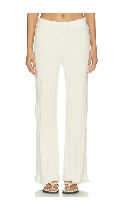 Leilani Summer Mesh Pant in Ivory. - size L (also in M, XL) - perfectwhitetee - Modalova