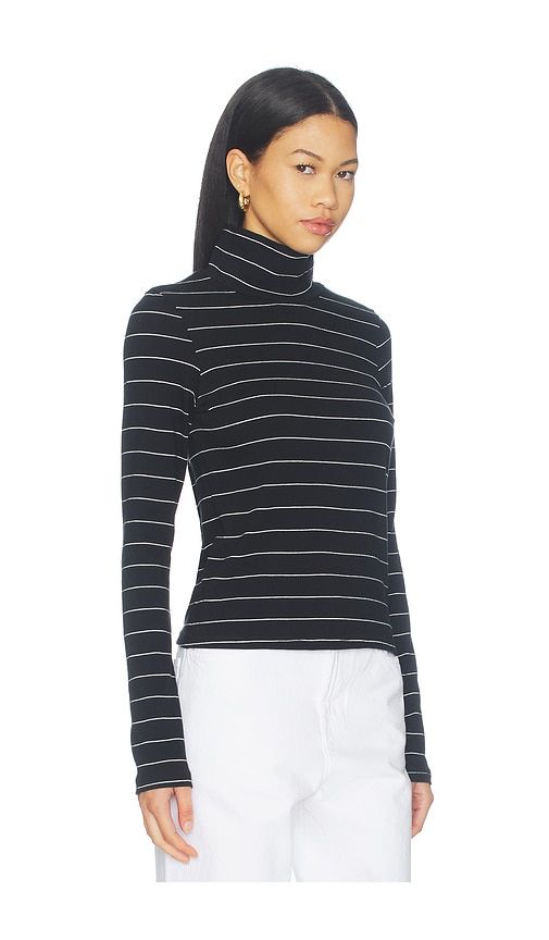 Cindy Long Sleeve Turtleneck in Black. - size L (also in M, S, XL, XS) - perfectwhitetee - Modalova