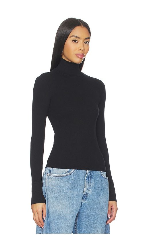 Hayden Turtleneck Top in Black. - size L (also in M, XL) - perfectwhitetee - Modalova