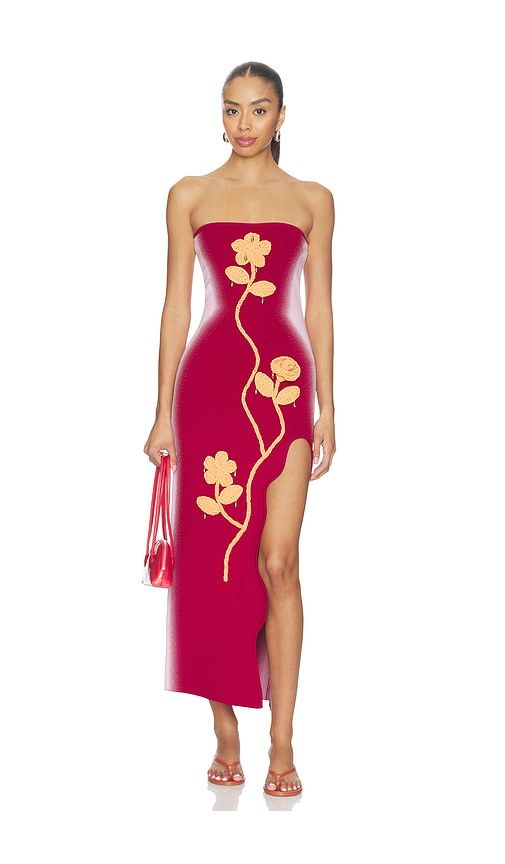 Sherry Crochet Maxi Tank Dress in Red. - size M (also in S, XS) - PH5 - Modalova