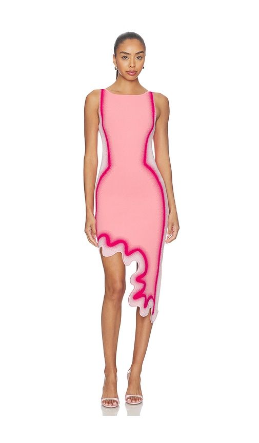 Aster Reversible Wavy Dress in Pink. - size M (also in XL, XS) - PH5 - Modalova