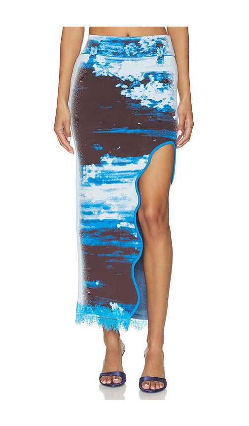 Lily Midi Skirt in Blue. - size L (also in M, S, XL, XS) - PH5 - Modalova