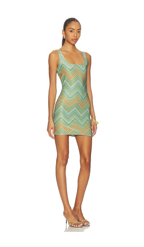 Cora Mini Dress in Green. - size M/L (also in XS/S) - PQ - Modalova