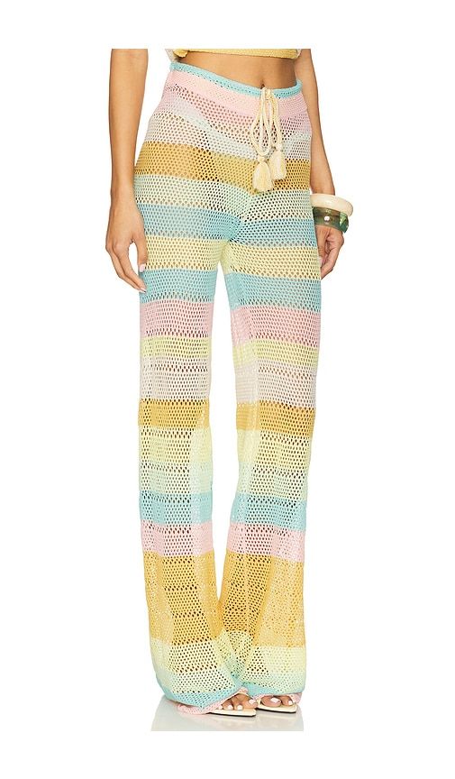 Bree Boho Pant in Blue,Yellow. - size M-L (also in XS-S) - PQ - Modalova