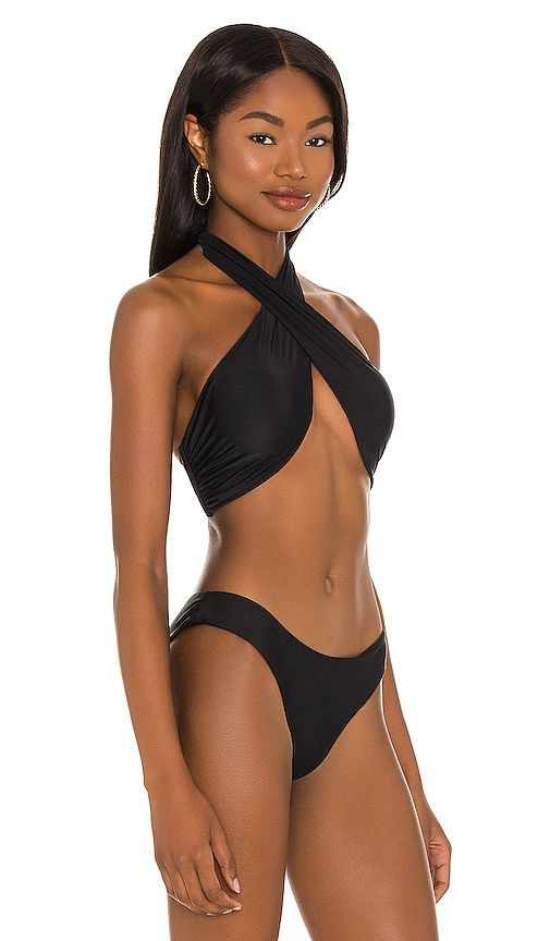 X REVOLVE Talie Bikini Top in Black. - size L (also in M, S) - PQ - Modalova