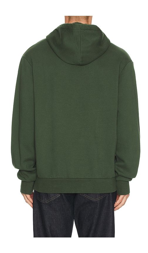 Stitch Hooded Sweatshirt in Green. - size L (also in M, S, XL/1X) - Palmes - Modalova