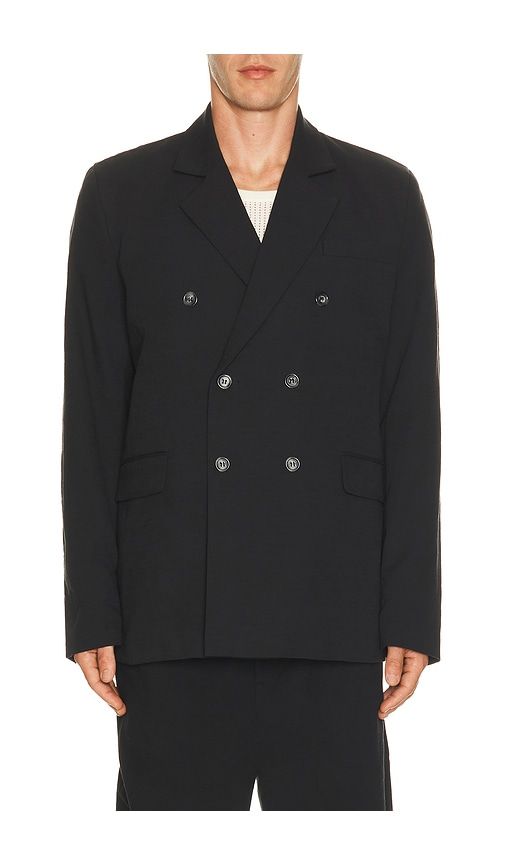 Double Breasted Wool Blazer in . - size 46 (also in 48, 50, 52) - Palmes - Modalova