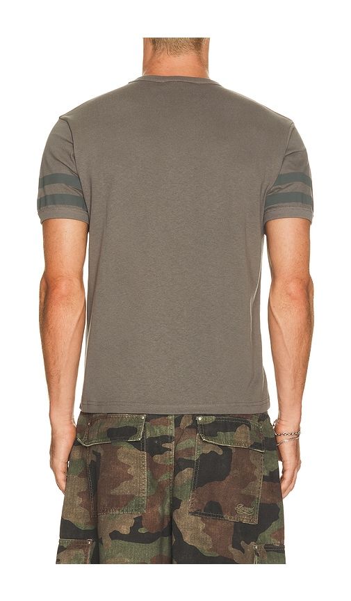 Mermaid Ringer Tee Shirt in Grey. - size L (also in M, S, XL/1X) - Palmes - Modalova
