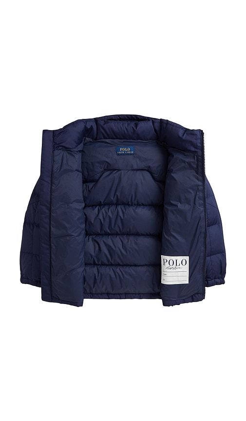 Kids Recycled Polyester Ripstop Gorham Jacket With Removable H in Navy. - size 2 (also in 3, 4, 5) - Polo Ralph Lauren - Modalova