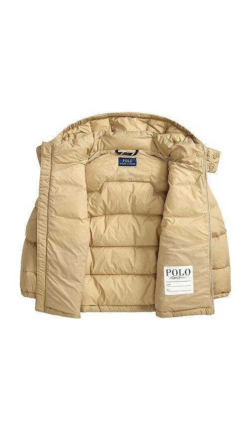 Kids Recycled Polyester Ripstop Gorham Jacket With Removable H in Tan. - size 2 (also in 3, 4, 5) - Polo Ralph Lauren - Modalova