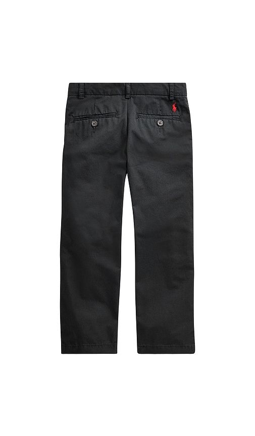 Kids Slim Fit Cotton Chino Pant in Black. - size 6 (also in 3, 4) - Polo Ralph Lauren - Modalova