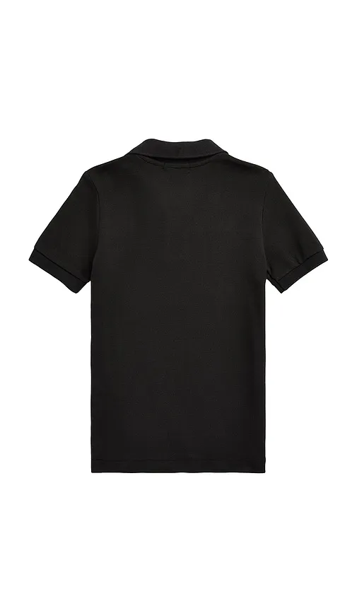 Kids Short Sleeve Basic Mesh Polo in Black. - size 5 (also in 6, 7) - Polo Ralph Lauren - Modalova
