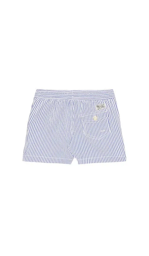 Cotton Poly Blend Traveler Swim Trunk in Blue. - size 3 (also in 4) - Polo Ralph Lauren - Modalova