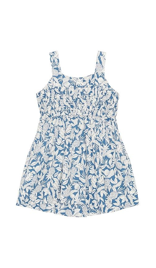 Sleeveless Cotton Pineapple Printed Day Dress in Blue. - size 2 (also in 3) - Polo Ralph Lauren - Modalova