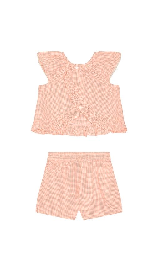 Sleeveless Madras Ruffle Shirt With Short in . - size 2 (also in 3, 4, 5, 6) - Polo Ralph Lauren - Modalova