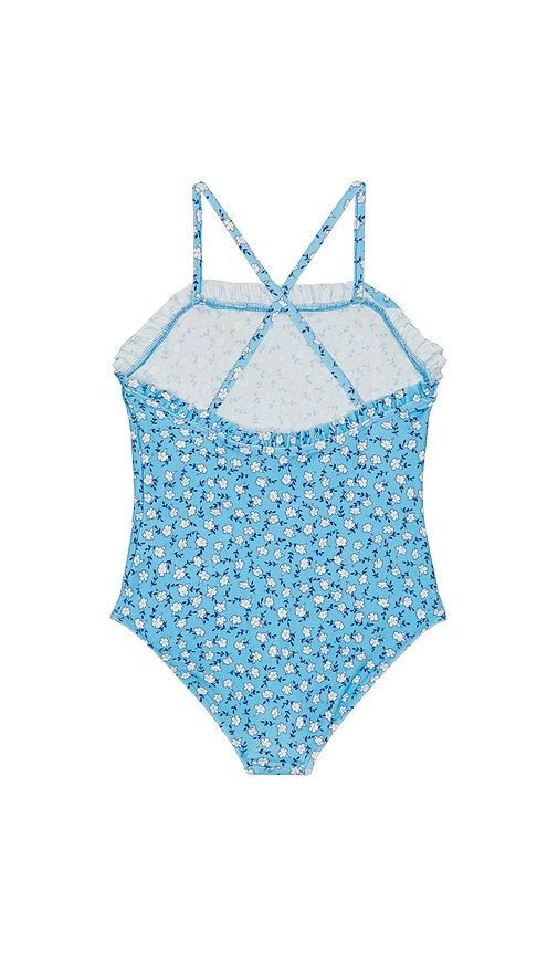 One Piece Floral Printed Hipster Swimsuit in Blue. - size 3 (also in 4) - Polo Ralph Lauren - Modalova