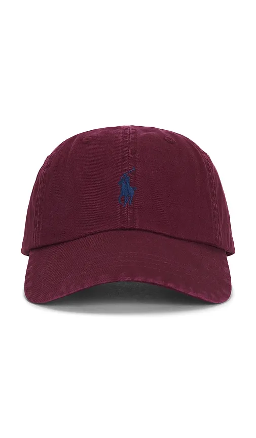 Twill Classic Sport Cap in Wine - Polo Ralph Lauren - Modalova