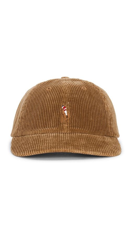Corduroy Woven Cap in Tan - Polo Ralph Lauren - Modalova