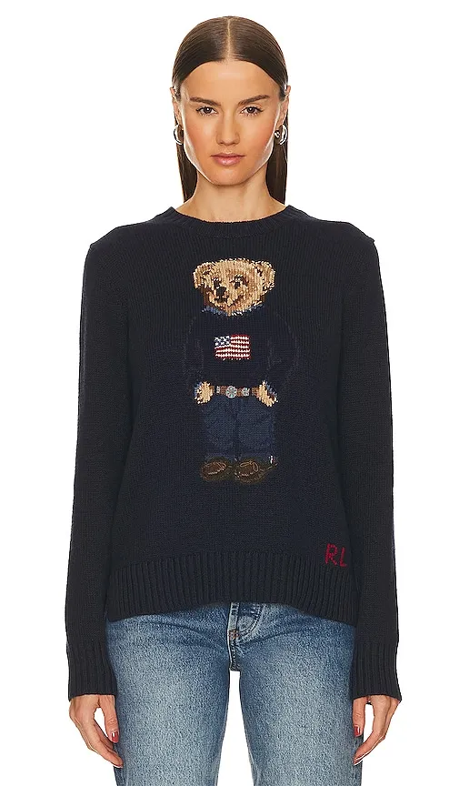 Bear Pullover in Navy. - size M (also in S, XL, XS) - Polo Ralph Lauren - Modalova