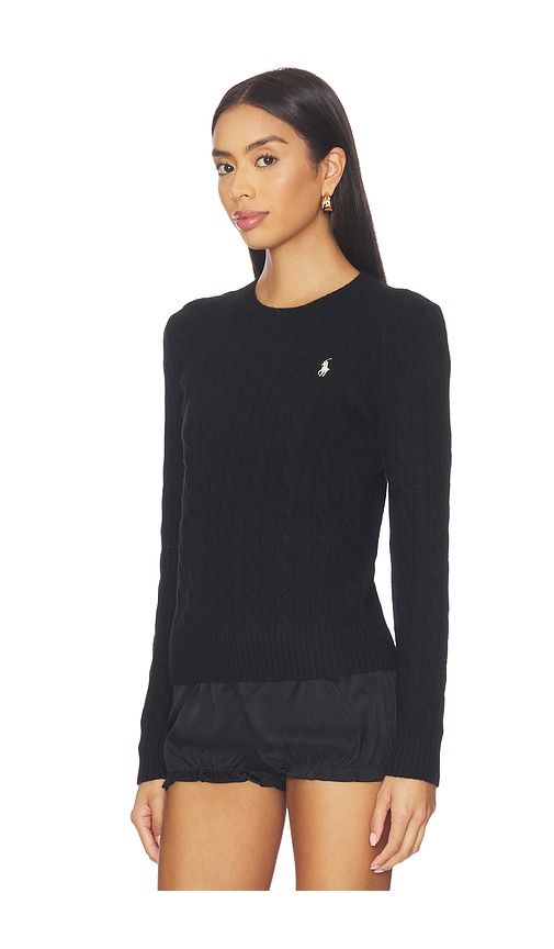 Julianna Long Sleeve Pullover in Black. - size L (also in M) - Polo Ralph Lauren - Modalova