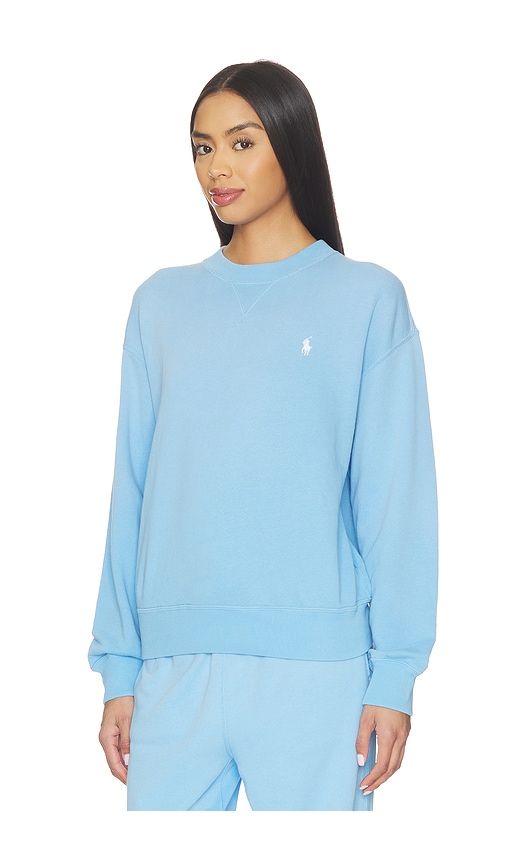 Island Fleece Crewneck Sweater in Blue. - size L (also in M, XL) - Polo Ralph Lauren - Modalova